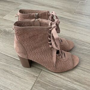 Circus Lace-up Heeled Booties